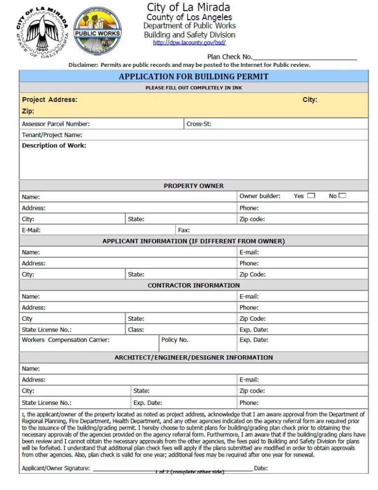 Building Permit